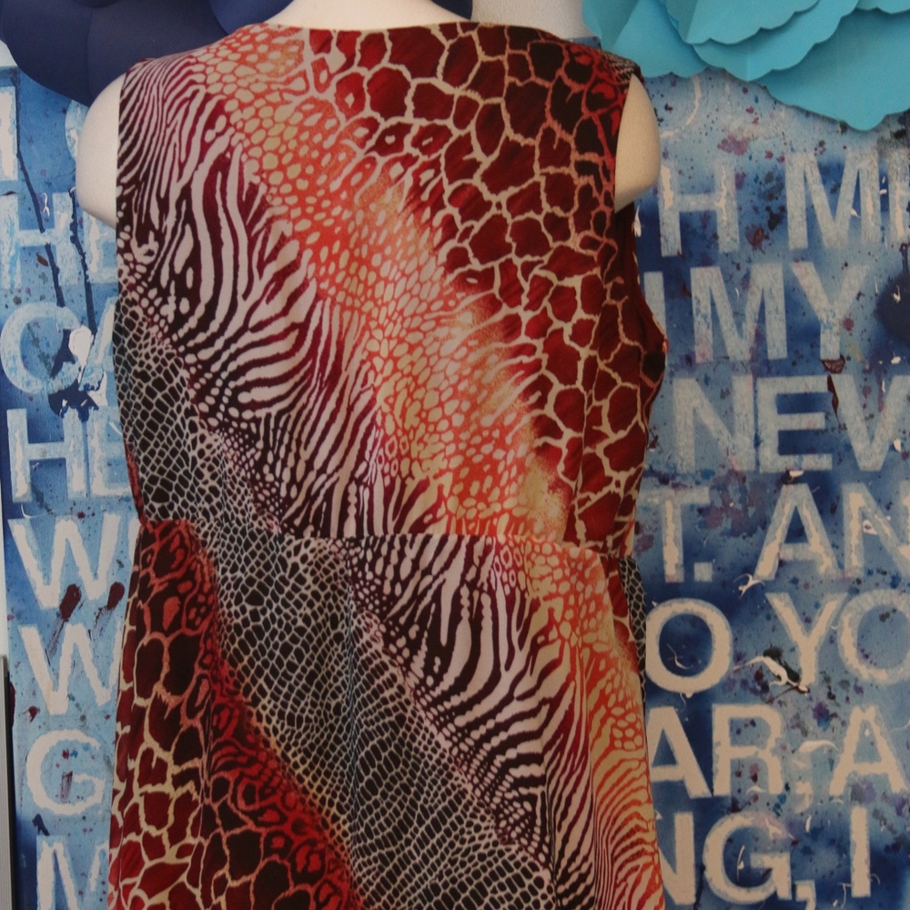 Igigi Maxi Dress Animal print Plus Size 14 24 - Picture 6 of 8